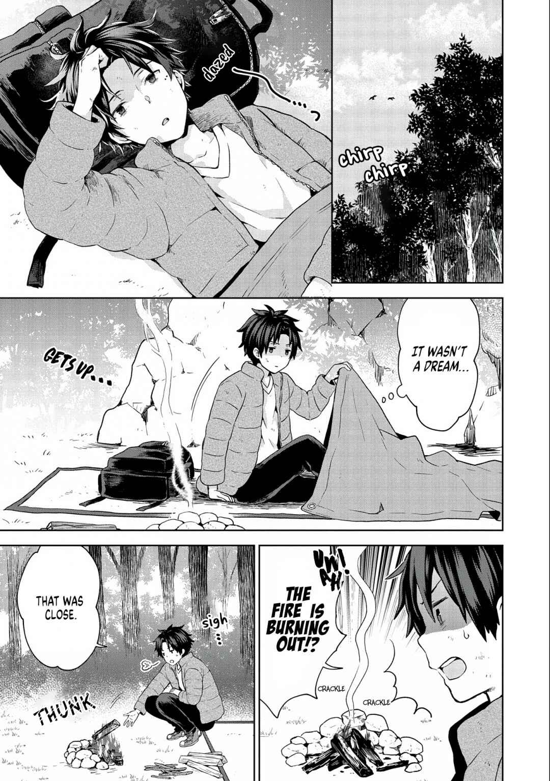 Isekai ni Ten'i Shitara Yama no Naka datta. Handou de Tsuyosa yori mo Kaitekisa wo Erabimashita Chapter 1 - Page 19