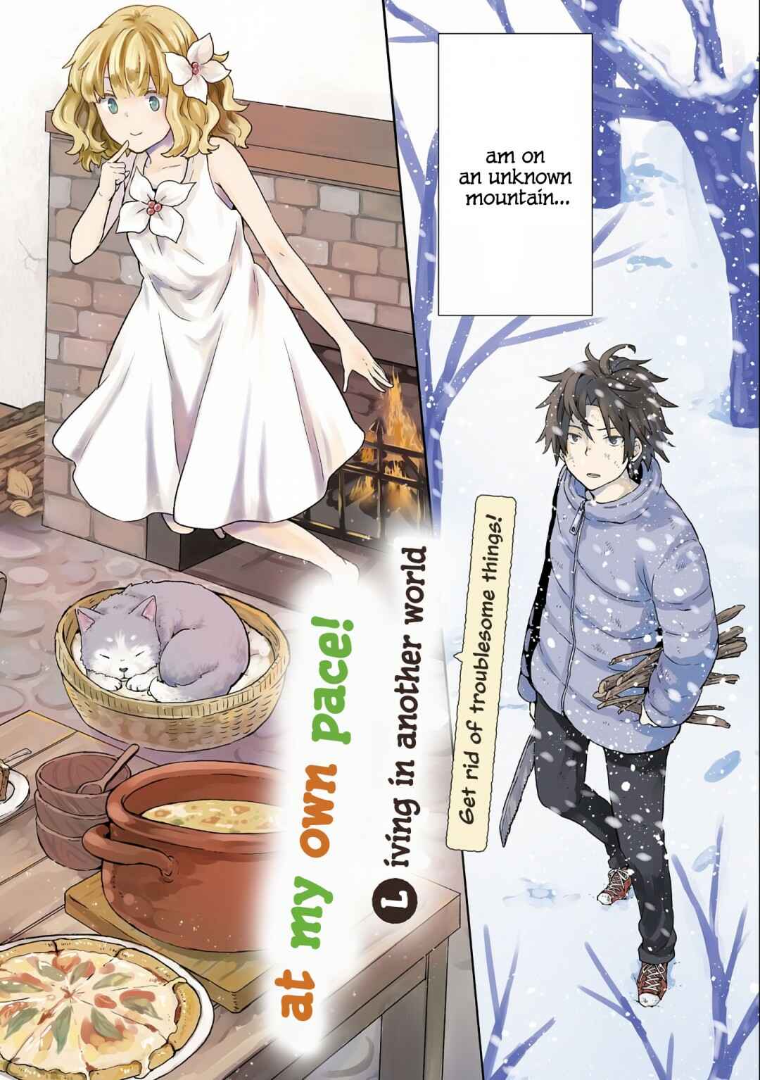 Isekai ni Ten'i Shitara Yama no Naka datta. Handou de Tsuyosa yori mo Kaitekisa wo Erabimashita Chapter 1 - Page 2