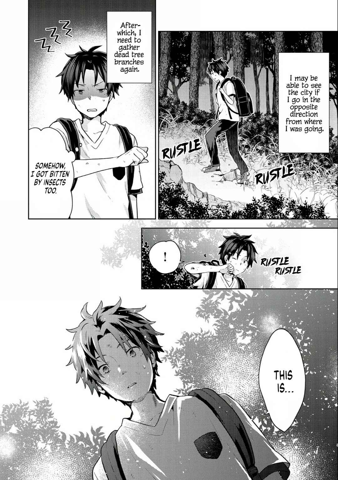 Isekai ni Ten'i Shitara Yama no Naka datta. Handou de Tsuyosa yori mo Kaitekisa wo Erabimashita Chapter 1 - Page 20