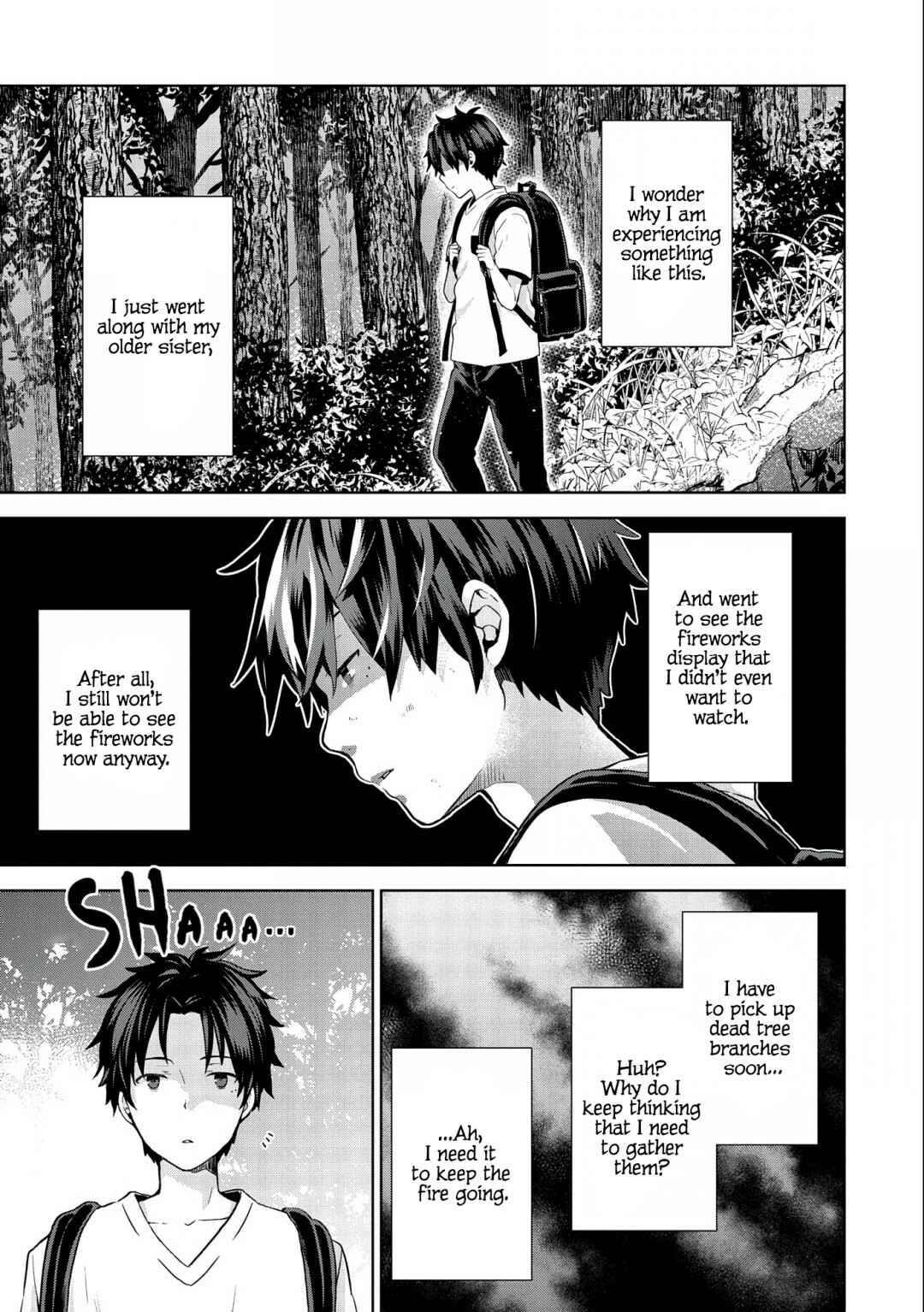 Isekai ni Ten'i Shitara Yama no Naka datta. Handou de Tsuyosa yori mo Kaitekisa wo Erabimashita Chapter 1 - Page 23
