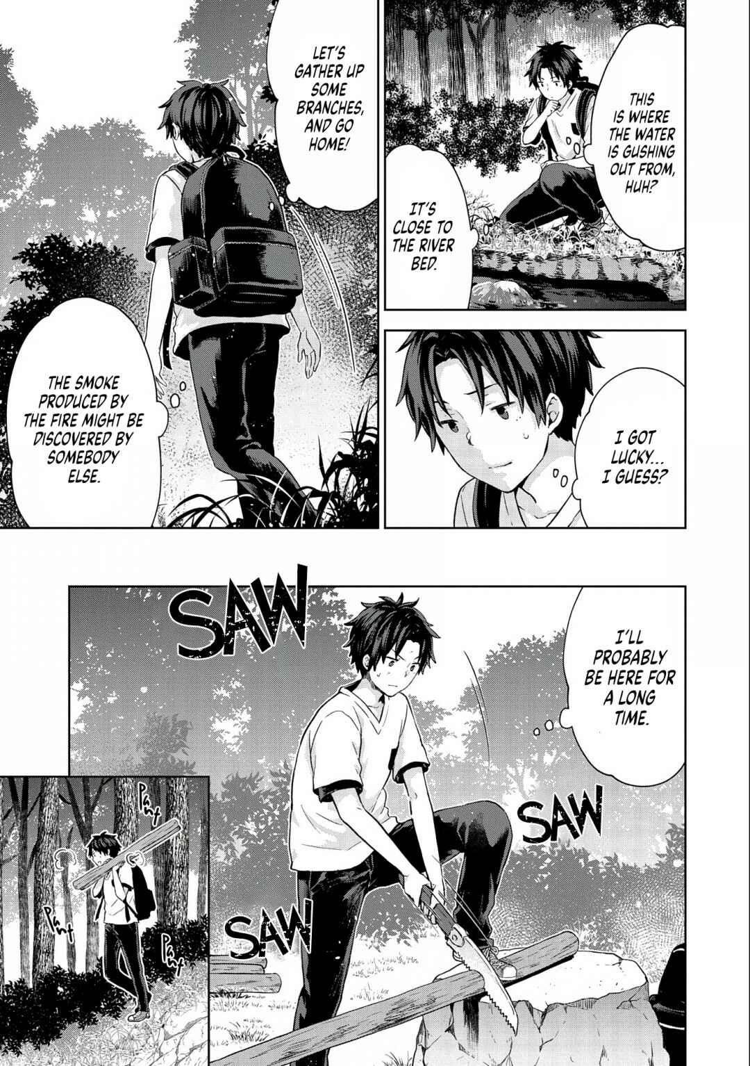 Isekai ni Ten'i Shitara Yama no Naka datta. Handou de Tsuyosa yori mo Kaitekisa wo Erabimashita Chapter 1 - Page 25
