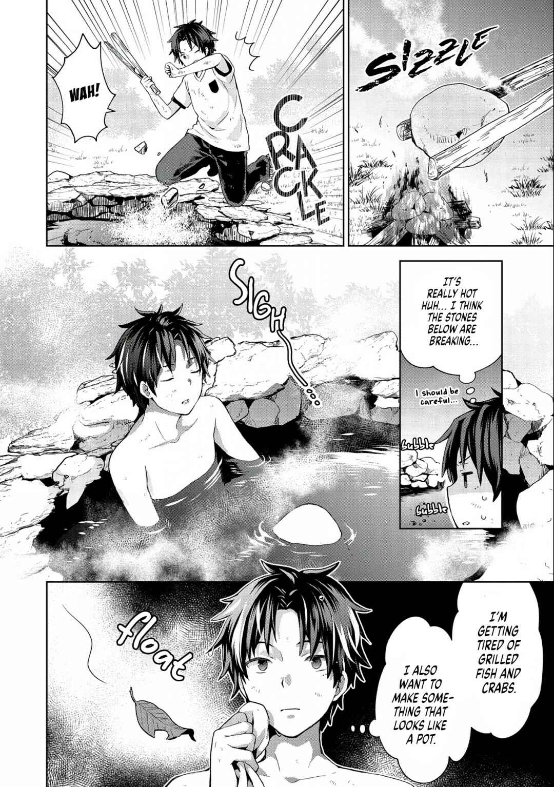 Isekai ni Ten'i Shitara Yama no Naka datta. Handou de Tsuyosa yori mo Kaitekisa wo Erabimashita Chapter 1 - Page 32