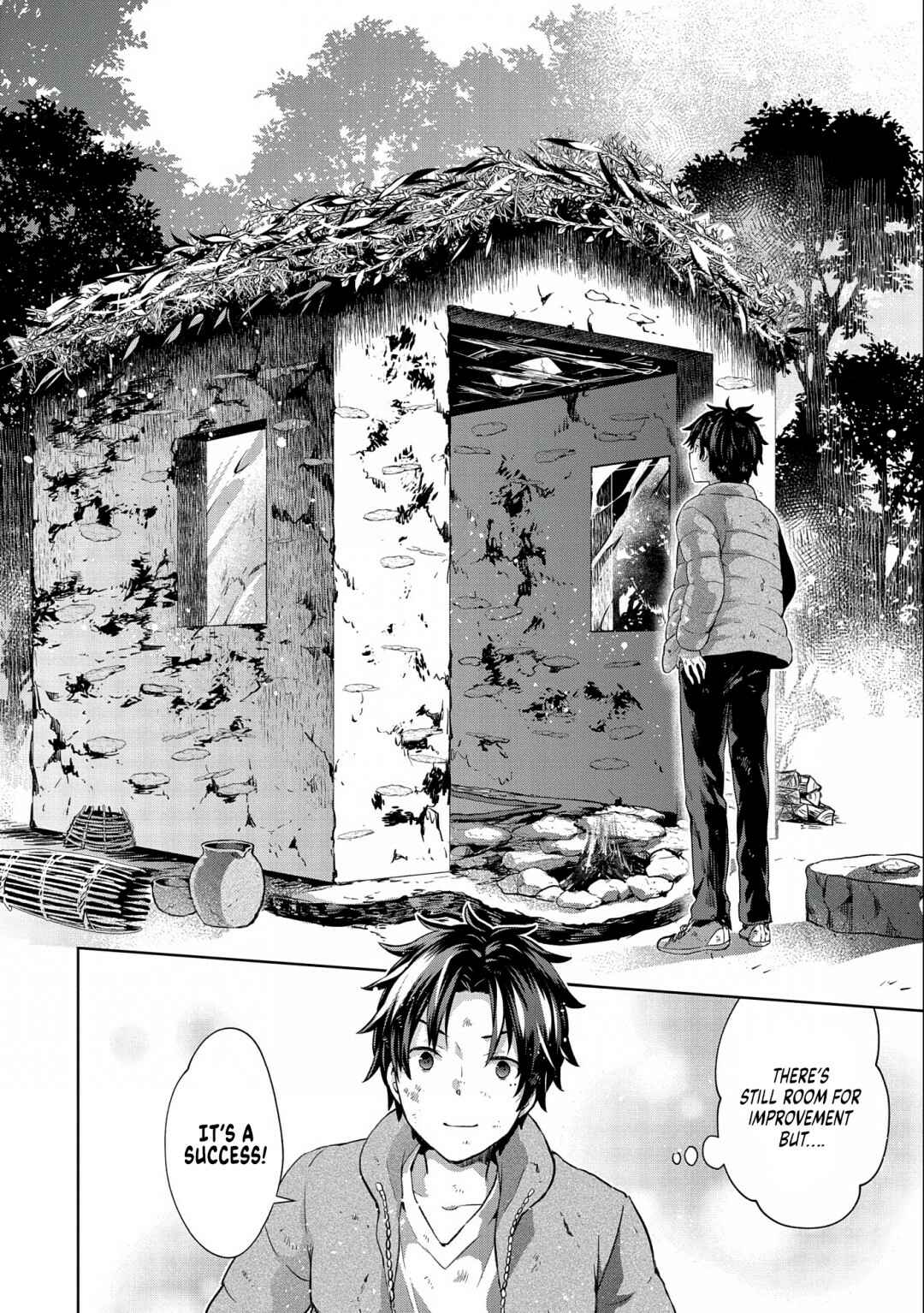 Isekai ni Ten'i Shitara Yama no Naka datta. Handou de Tsuyosa yori mo Kaitekisa wo Erabimashita Chapter 1 - Page 34