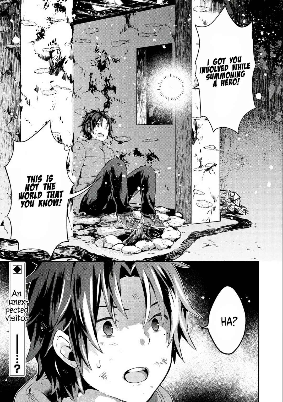 Isekai ni Ten'i Shitara Yama no Naka datta. Handou de Tsuyosa yori mo Kaitekisa wo Erabimashita Chapter 1 - Page 39