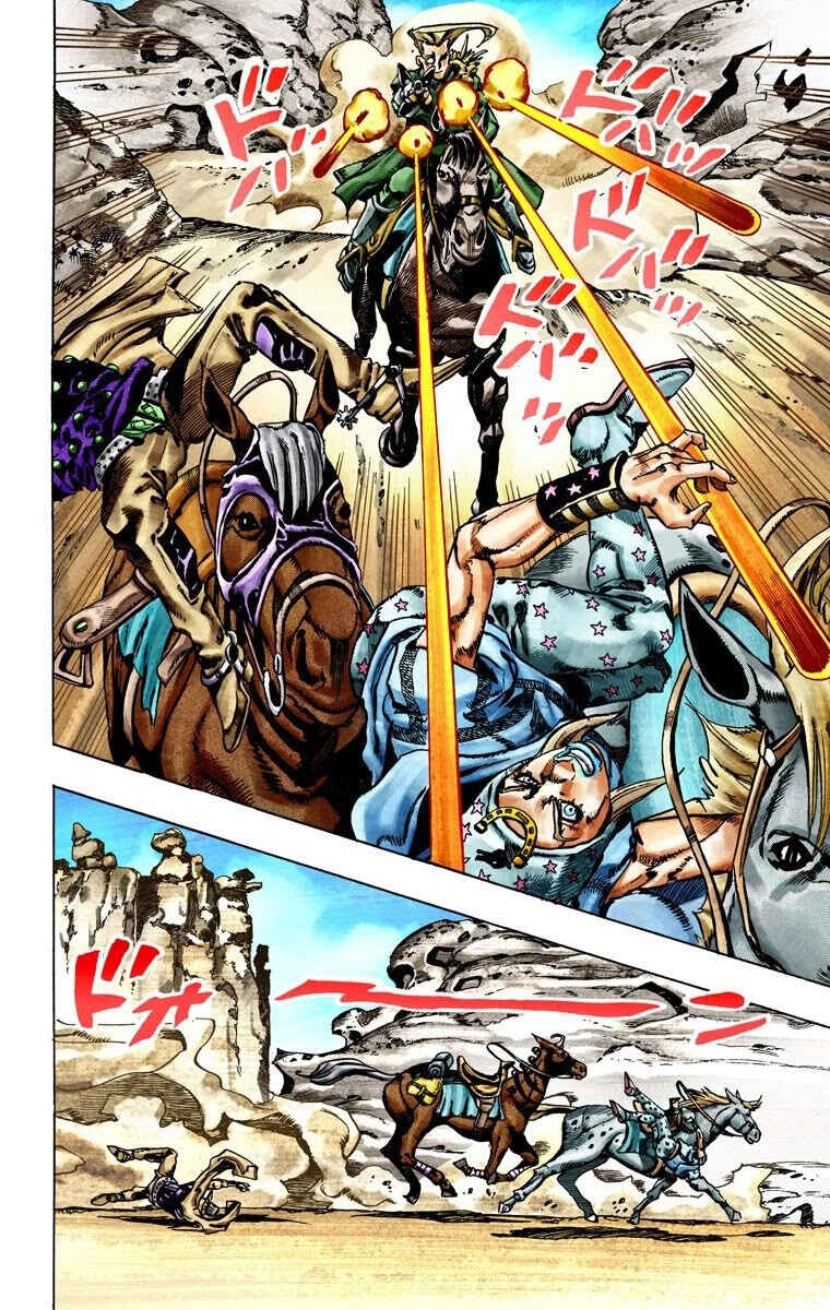 JoJo no Kimyou na Bouken: Part 7 - Steel Ball Run Color-ban Chapter 25 - Page 10