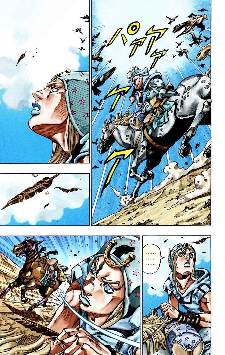 JoJo no Kimyou na Bouken: Part 7 - Steel Ball Run Color-ban Chapter 25 - Page 44