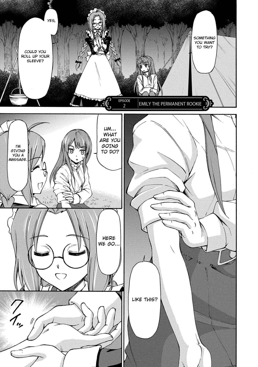 Maid nara Touzen desu. ~Nureginu wo Kiserareta Bannou Maid-san wa Tabi ni Deru Koto ni shimashita.~ Chapter 2 - Page 1
