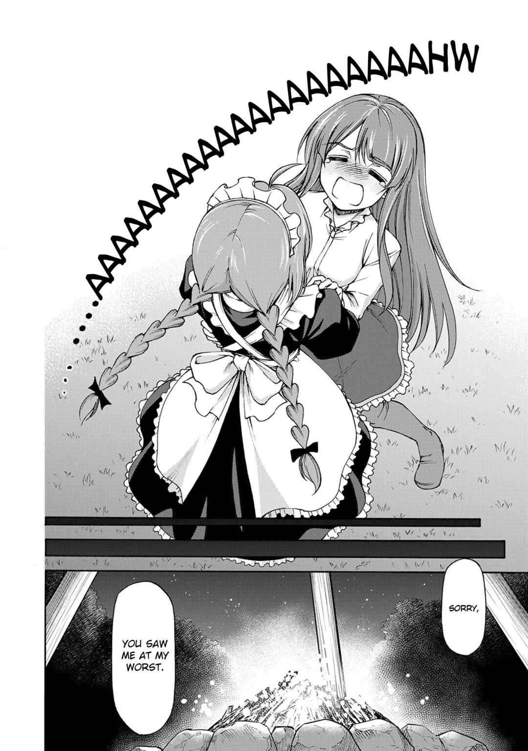 Maid nara Touzen desu. ~Nureginu wo Kiserareta Bannou Maid-san wa Tabi ni Deru Koto ni shimashita.~ Chapter 2 - Page 8