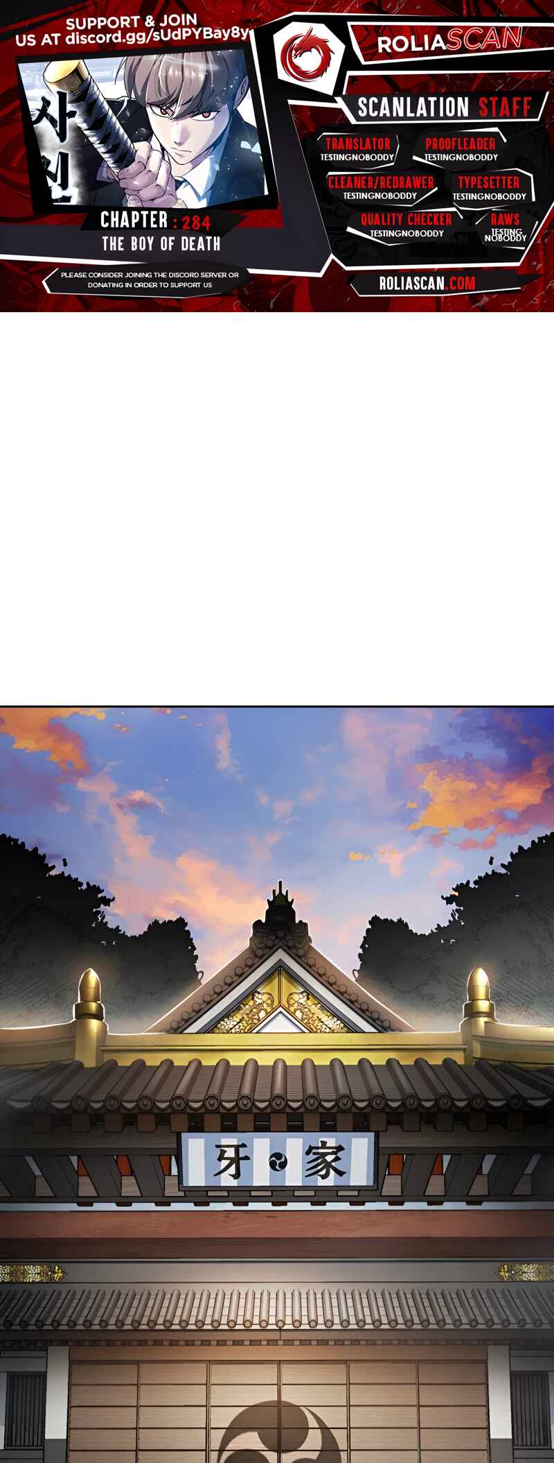 The Boy of Death Chapter 284 - Page 1