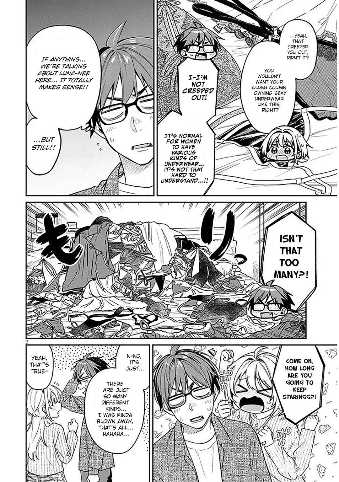 Kuse Tsuyo Kanojo wa Toko ni Izanau Chapter 19.1 - Page 2