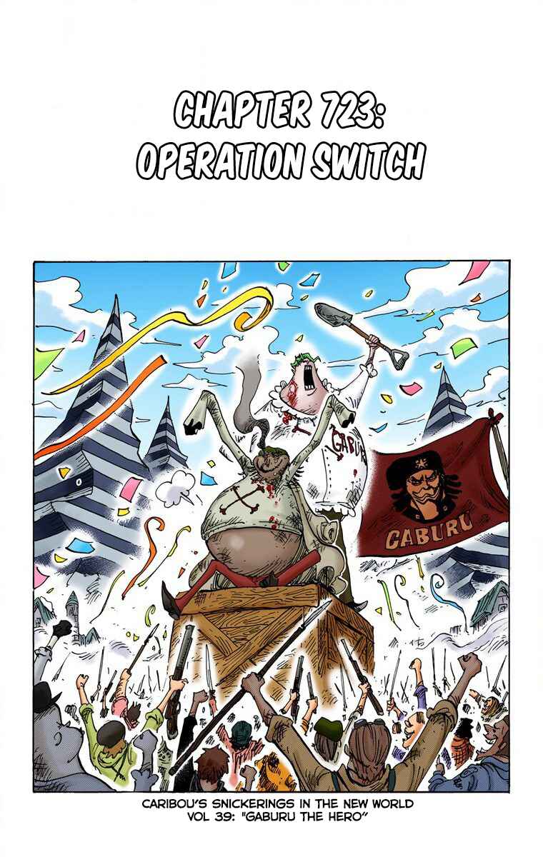 One Piece (Official Colored) Chapter 723 - Page 2