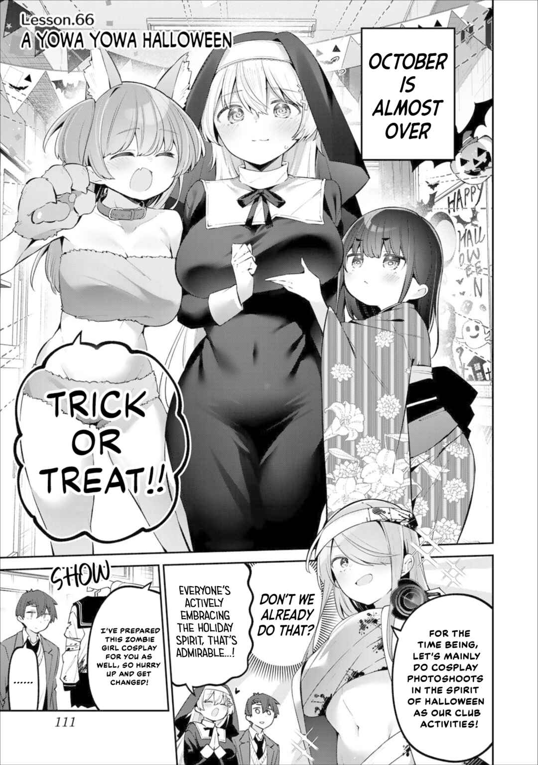 Yowa Yowa Sensei Chapter 66 - Page 1