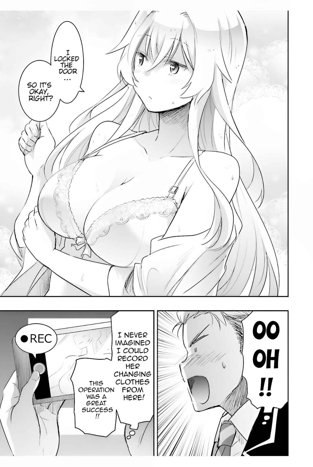 Watashi yori Tsuyoi Otoko to Kekkon shitai no - Seiso na Biji Seito Kaichou (Jitsu wa Moto Banchou) no Himitsu wo Shiru Inkya (Jitsu wa Kanojo wo Koeru Saikyou no Yankee) Chapter 6.5 - Page 3