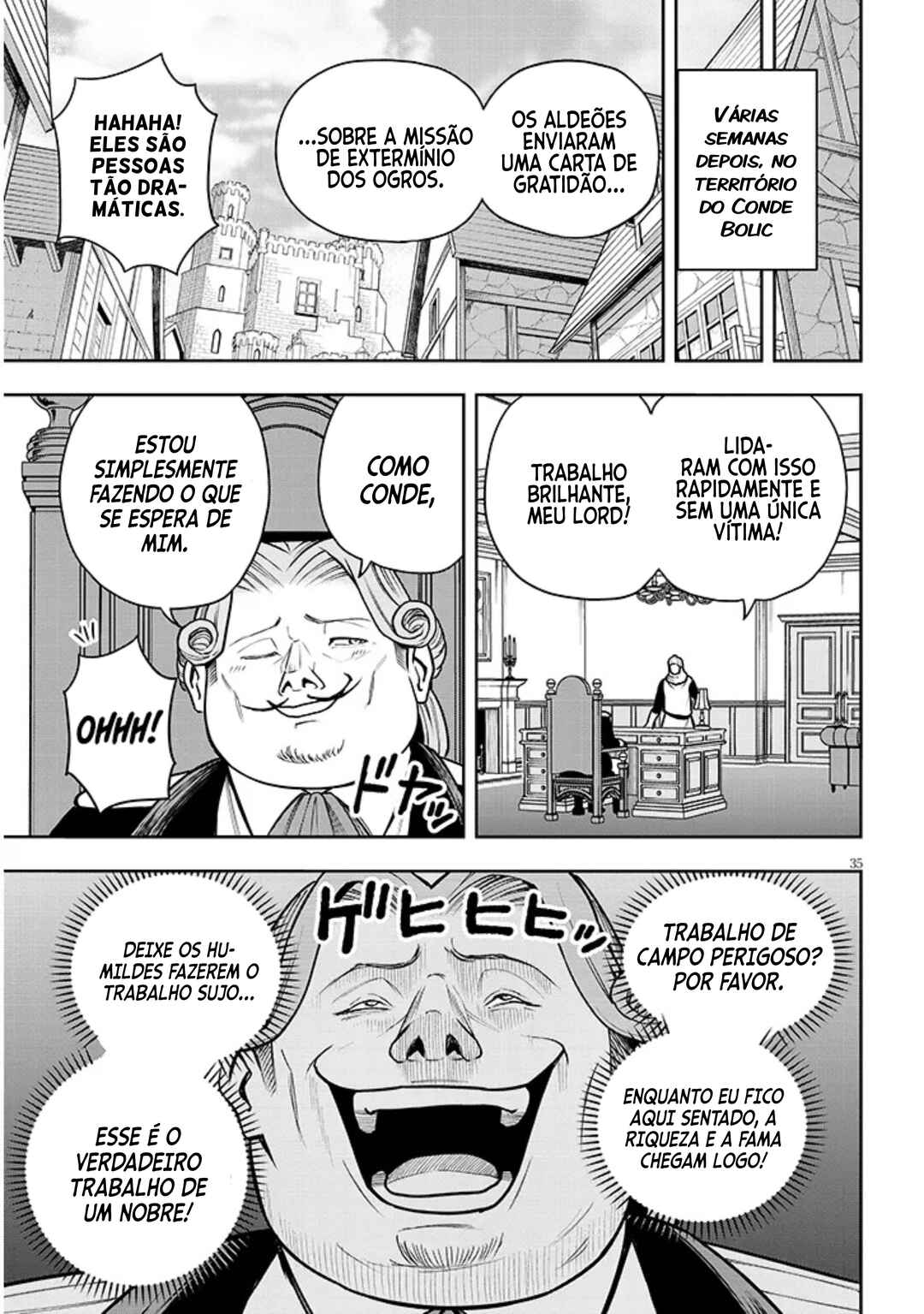 Eiyuu Onna Kishi ni Yuunou to Bareta Ore no Bijin Harem Kishidan - Gaikaku Hikume no Kijutsu Kishidan Chapter 4 - Page 35