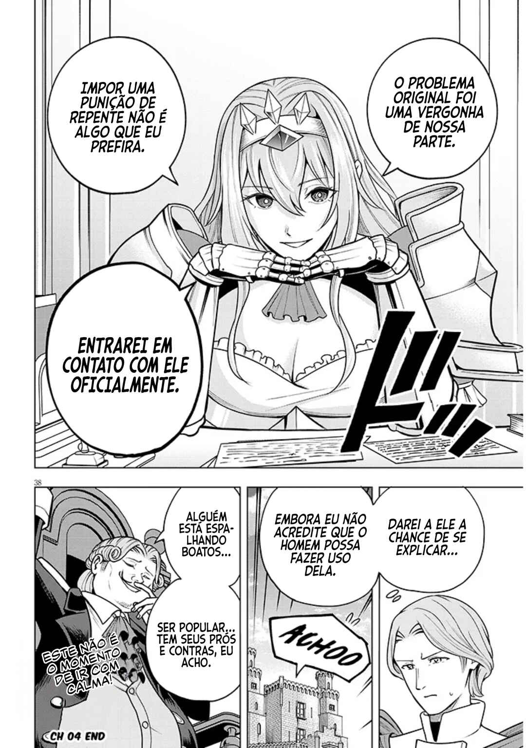 Eiyuu Onna Kishi ni Yuunou to Bareta Ore no Bijin Harem Kishidan - Gaikaku Hikume no Kijutsu Kishidan Chapter 4 - Page 38