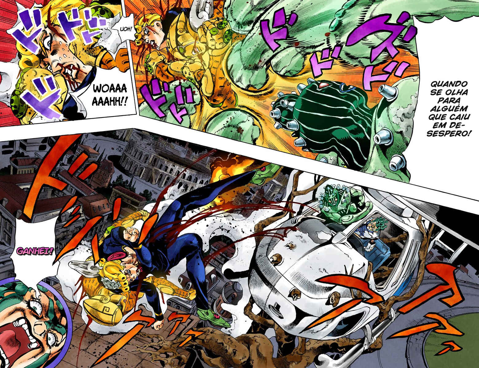 JoJo no Kimyou na Bouken: Part 5 - Ougon no Kaze Color-ban Chapter 122 - Page 4
