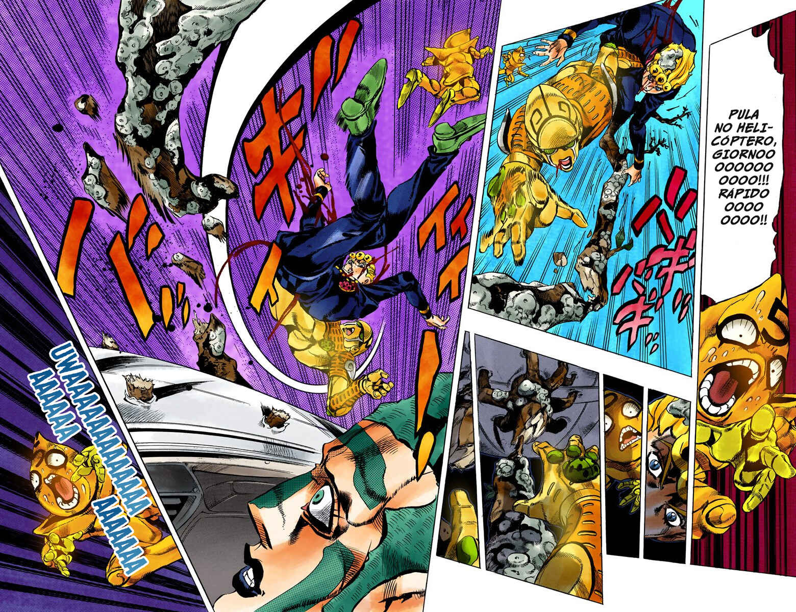 JoJo no Kimyou na Bouken: Part 5 - Ougon no Kaze Color-ban Chapter 122 - Page 8