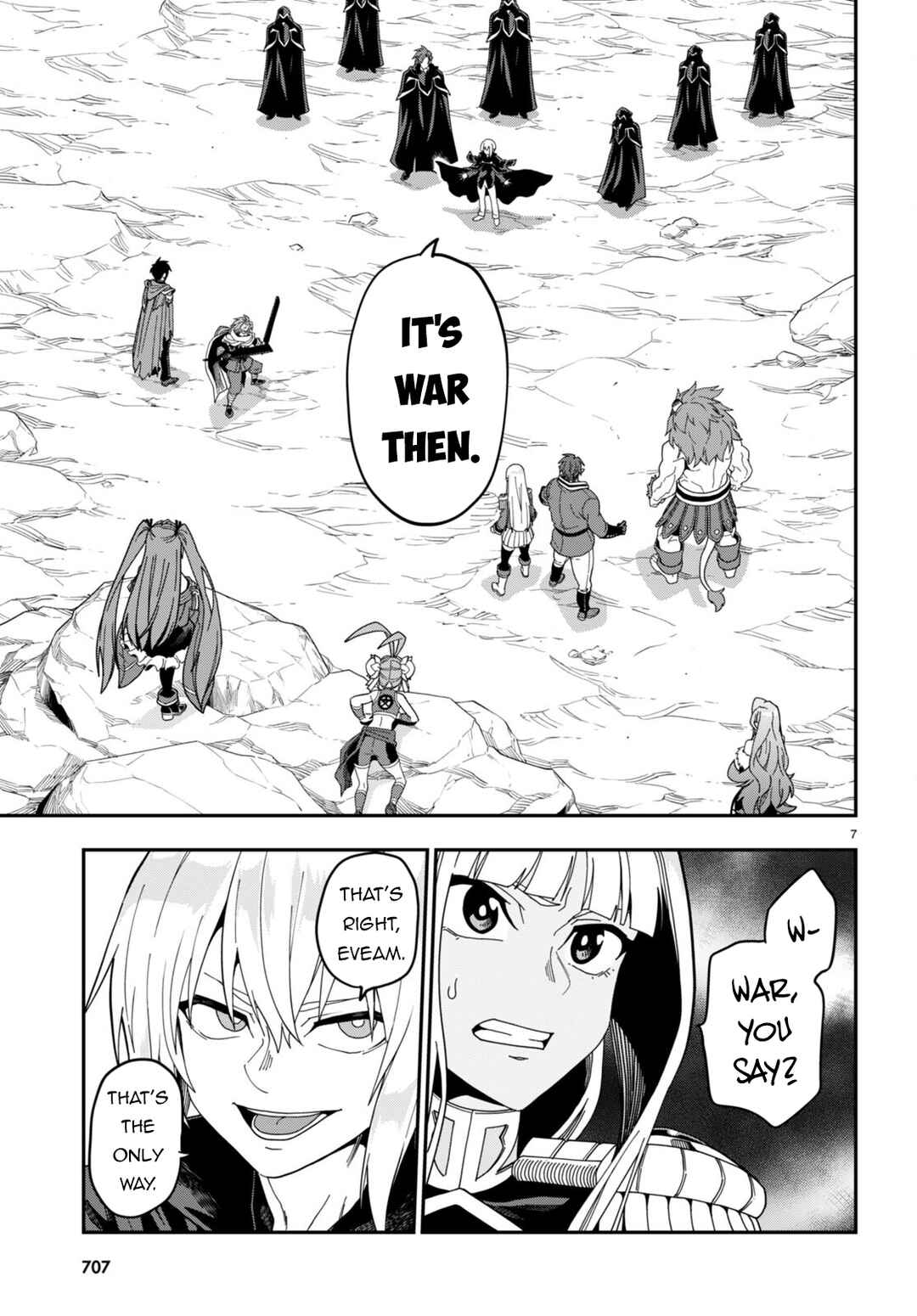 Konjiki no Word Master: Yuusha Yonin ni Makikomareta Unique Cheat Chapter 97 - Page 7