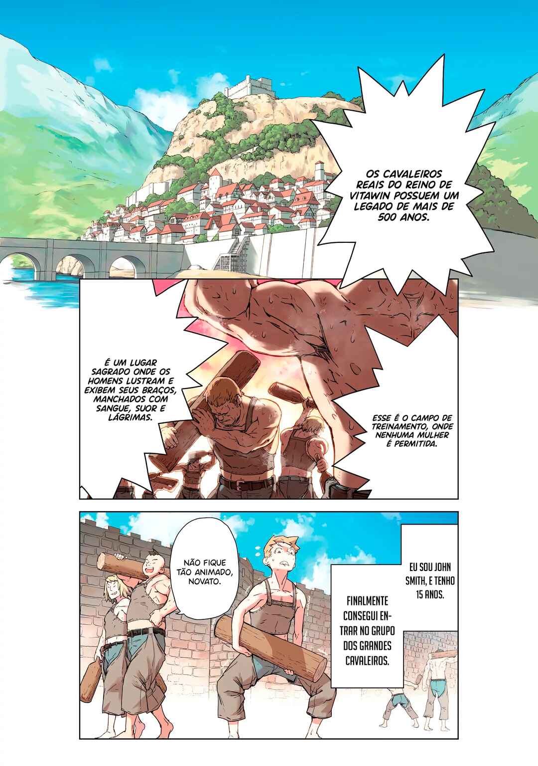 Kishi Danchou no Elf-san datte Otome ga Shitai. Chapter 1 - Page 3