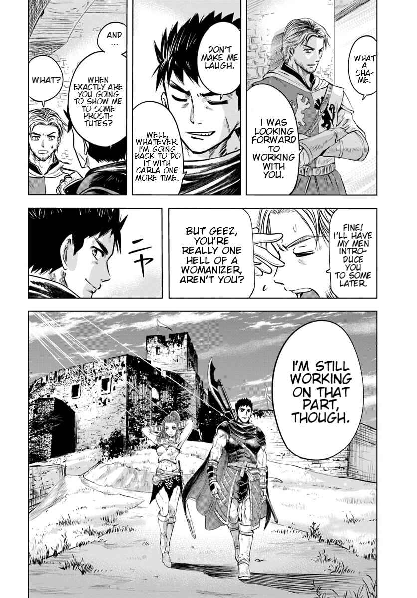 Oukoku e Tsuzuku Michi - Dorei Kenshi no Nariagari Harem Life Chapter 6.2 - Page 21