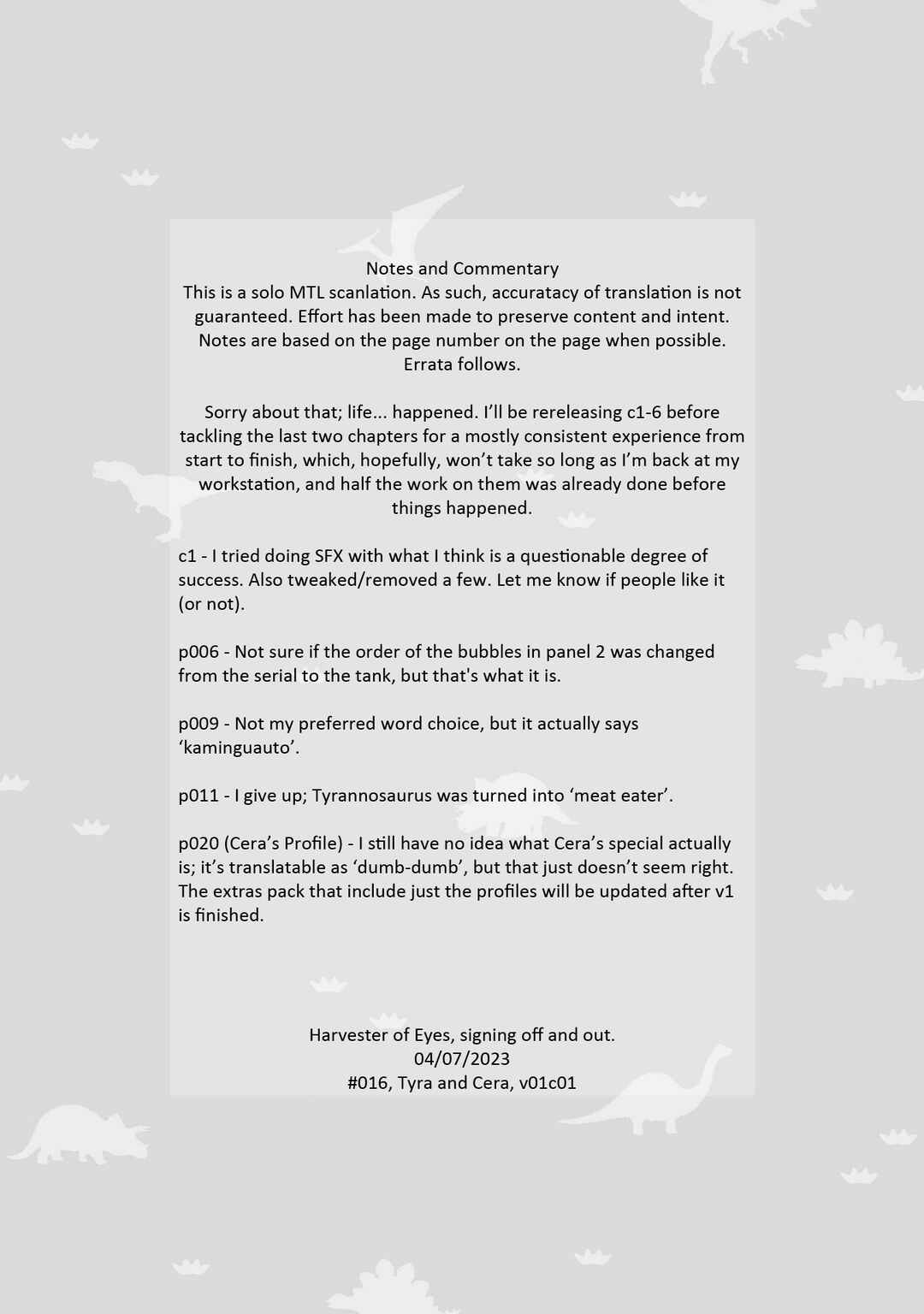 Tyra & Cera Chapter 1 - Page 17