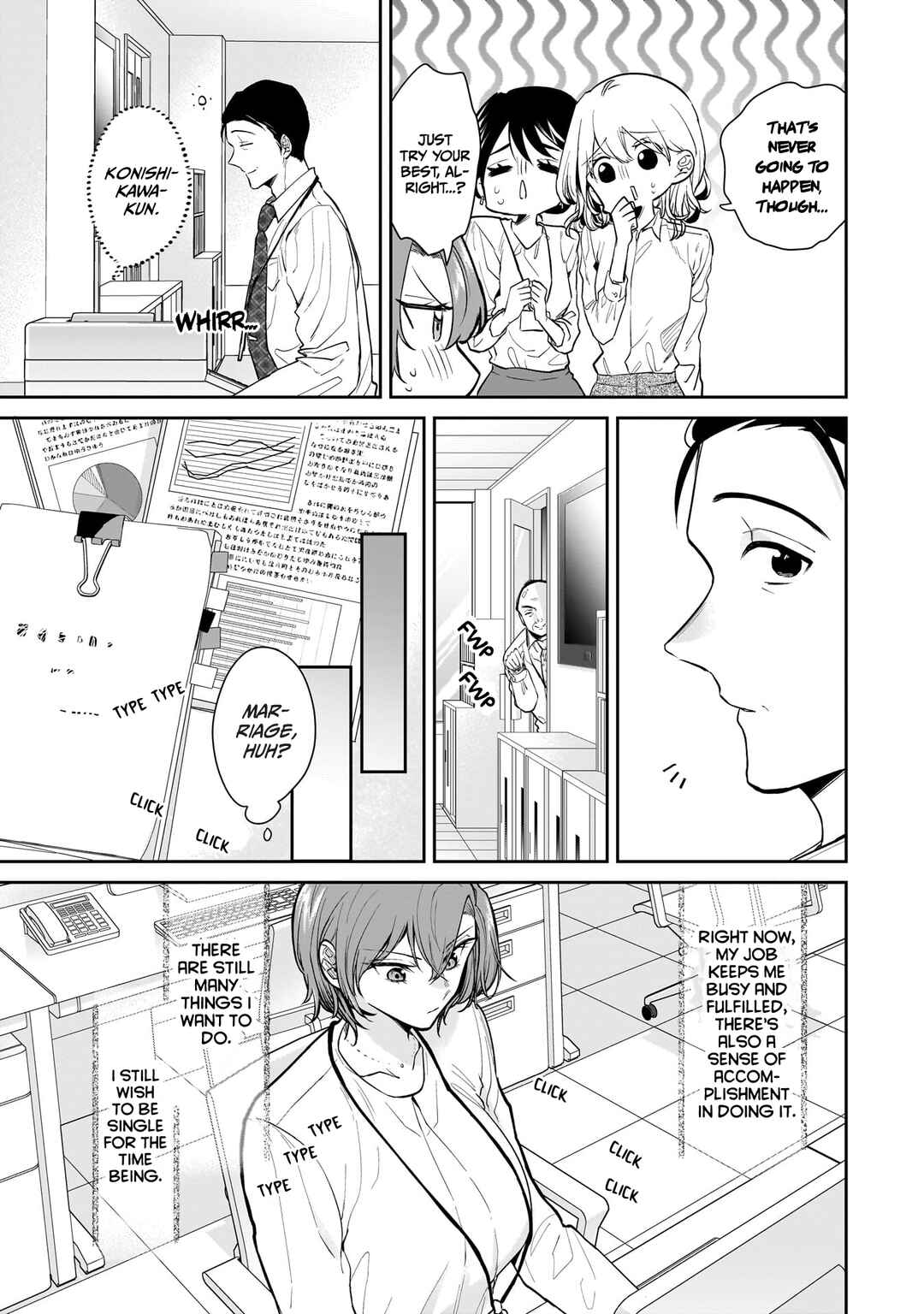 Misato-san wa Amasugi Joushi ni Chotto Kibishii Chapter 6 - Page 5