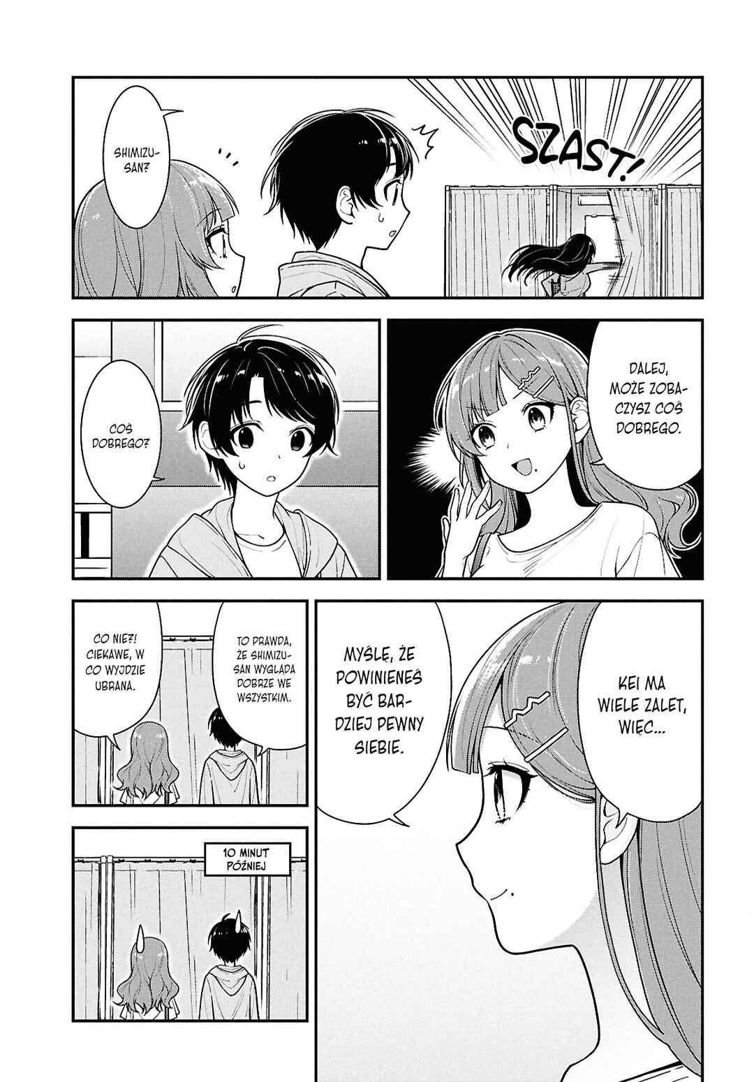 Tonari no Seki no Yankee Shimizu-san ga Kami wo Kuroku Sometekita Chapter 6 - Page 11