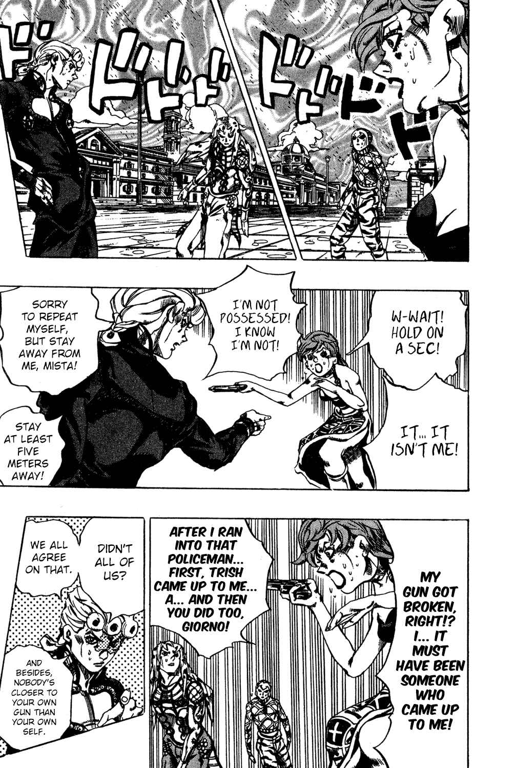 JoJo no Kimyou na Bouken: Part 5 - Ougon no Kaze Chapter 141 - Page 17
