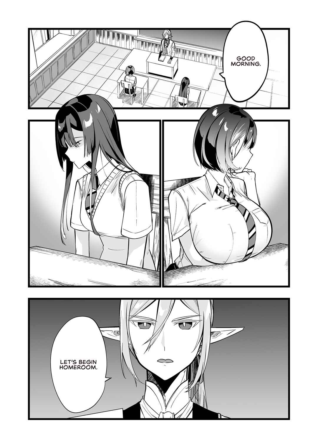 "Ano Toki Tasukete Itadaita Monster Musume desu." Isekai Ossan Kyoushi Totsuzen no Moteki ni Konwaku suru Chapter 32 - Page 1