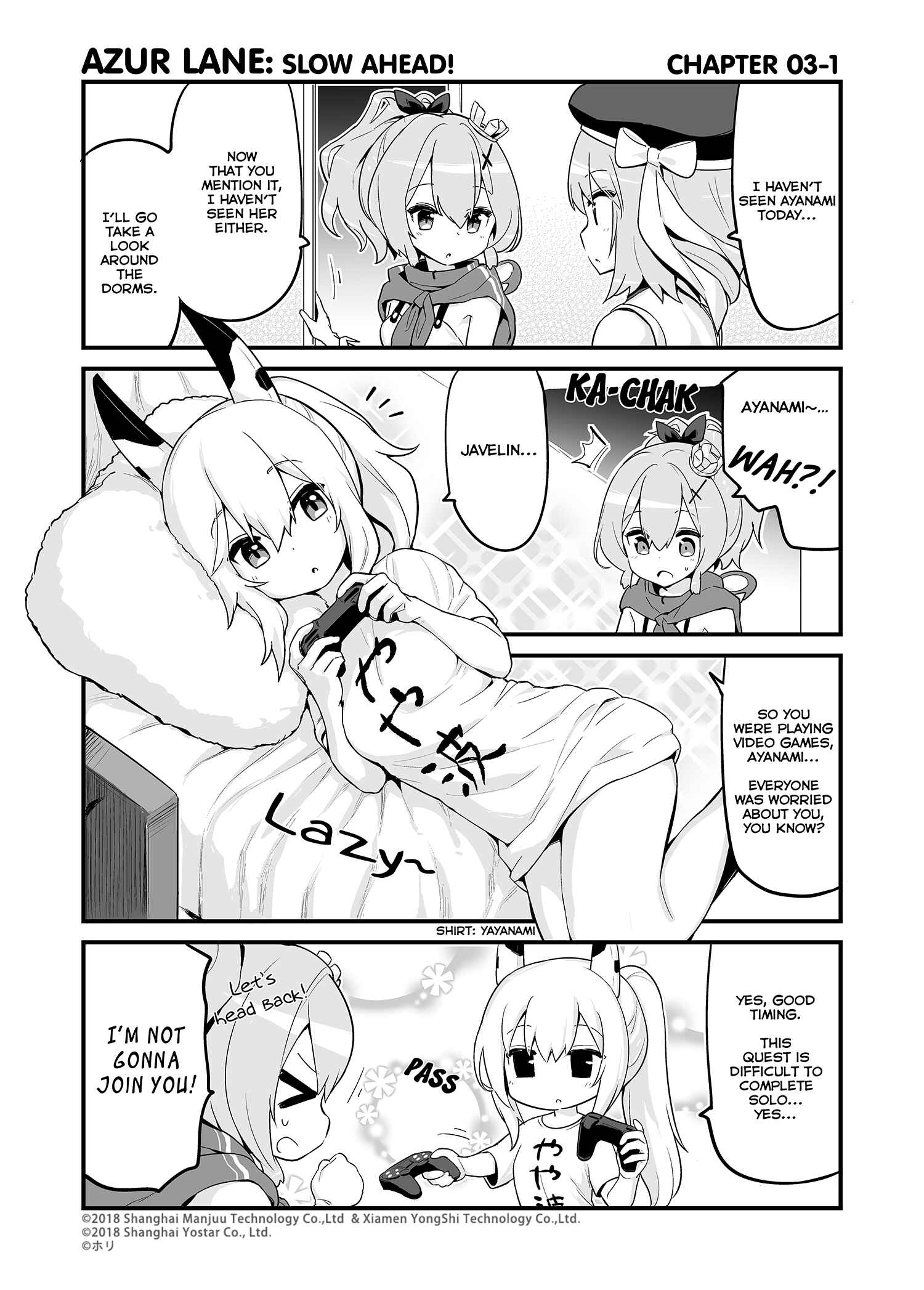 Azur Lane: Bisoku Zensin! Chapter 3 - Page 1