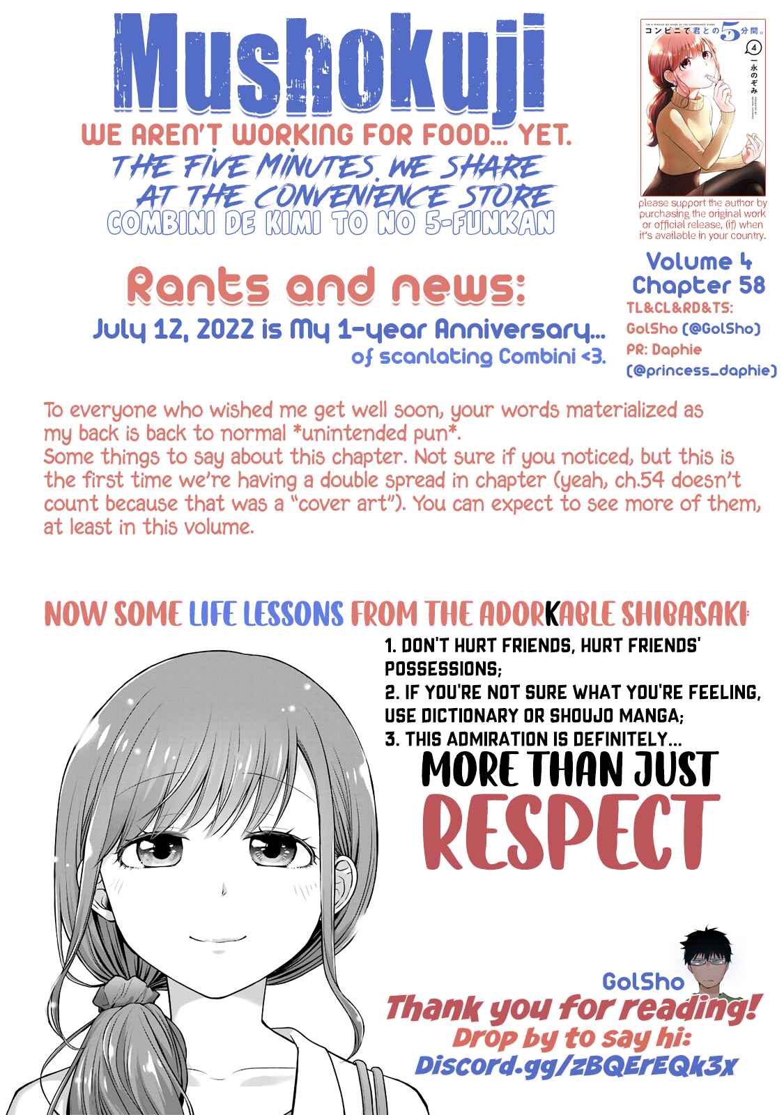 Combini de Kimi to no 5-funkan. Chapter 58 - Page 9