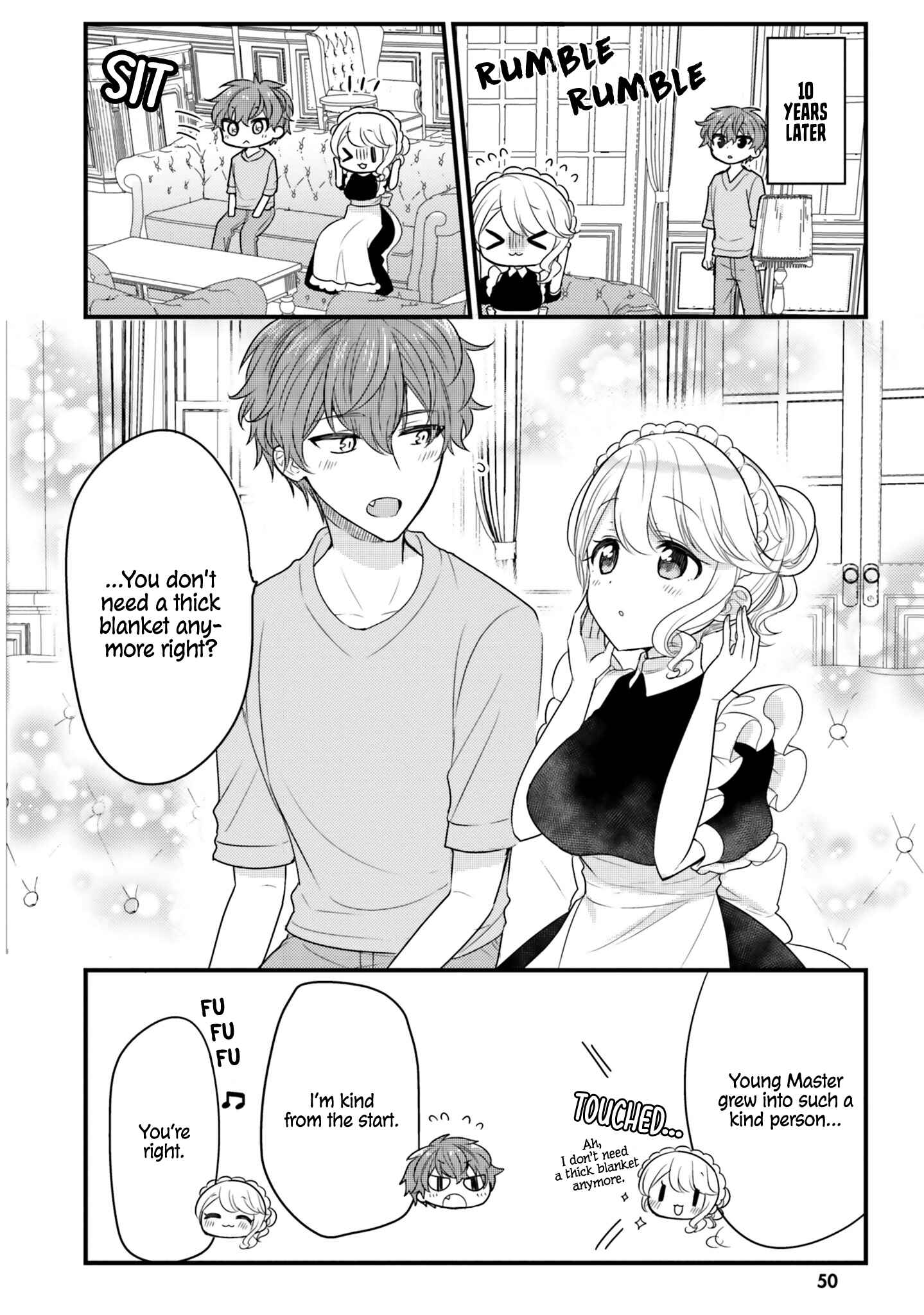 Tekito na Maid no Oneesan & Erasou de Ichizu na Botchan Chapter 14 - Page 12