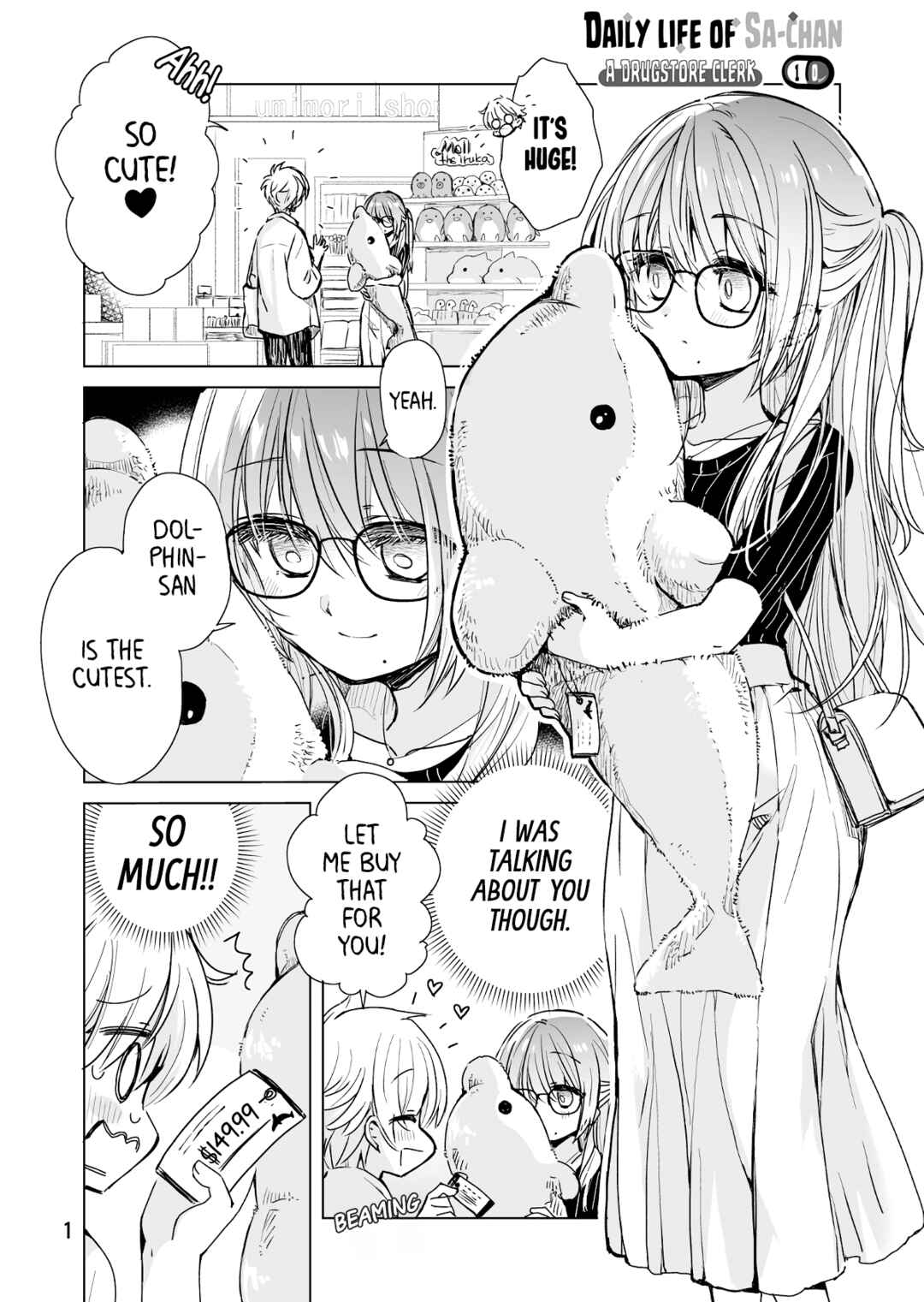 Drugstore Ten'in Sacchan no Nichijou Chapter 10 - Page 1