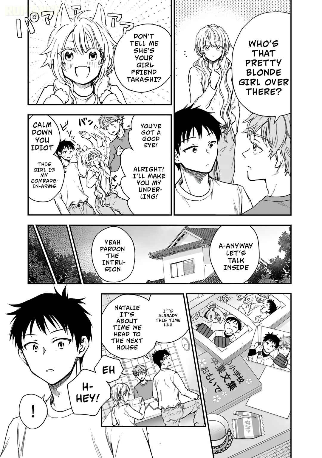 Senchi Kara Kaette kita Takashi-kun. Futsuu ni Koukou Seikatsu wo Okuritai Chapter 5 - Page 14
