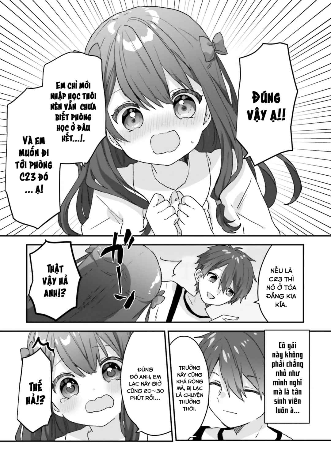 Daigaku Nyuugakuji Kara Uwasa Sareteita Bishoujo San Shimai, Ikiwakareteita Gimai Datta. Chapter 1 - Page 10