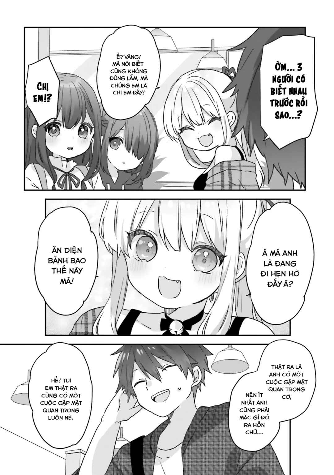 Daigaku Nyuugakuji Kara Uwasa Sareteita Bishoujo San Shimai, Ikiwakareteita Gimai Datta. Chapter 1 - Page 36