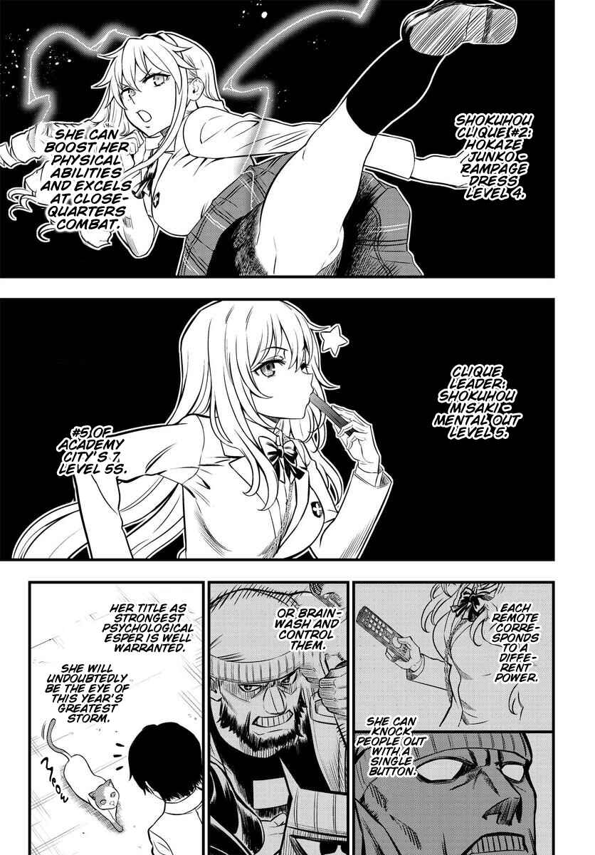 Toaru Majutsu no Index Gaiden - Toaru Kagaku no Mental Out Chapter 1.1 - Page 9