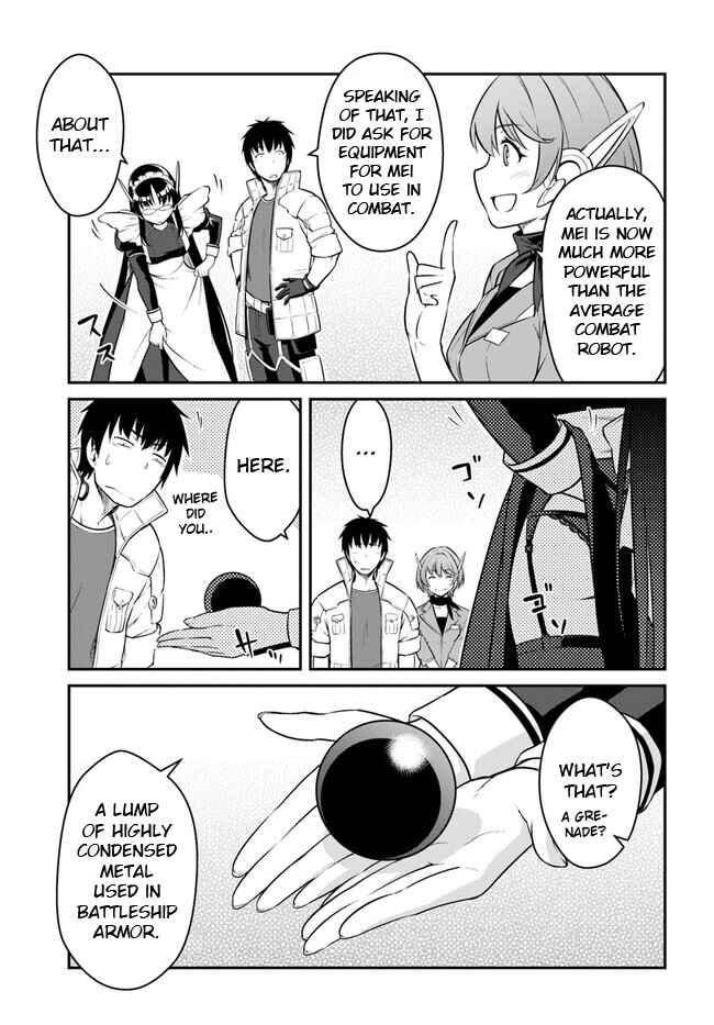 Mezametara Saikyou Soubi to Uchuusen-mochi datta node, Ikkodate Mezashite Youhei to shite Jiyuu ni Ikitai Chapter 34.1 - Page 7