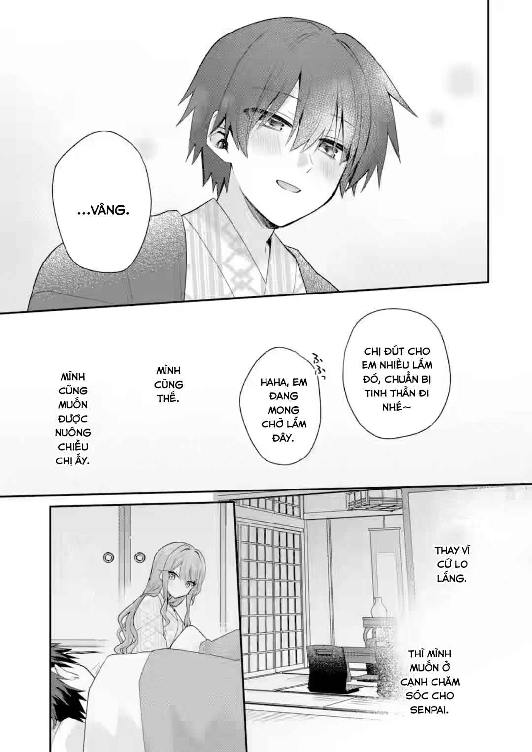 Osake to Senpai Kanojo to no Amaama Doukyo Lovecome wa Nijuusai ni Natte kara Chapter 11 - Page 14