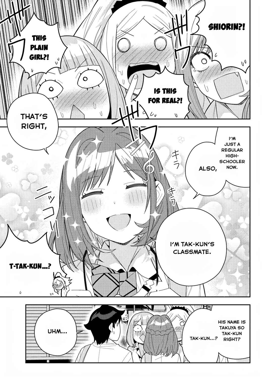 Classmate no Moto Idol ga, Tonikaku Kyodou Fushin nandesu. Chapter 13 - Page 3