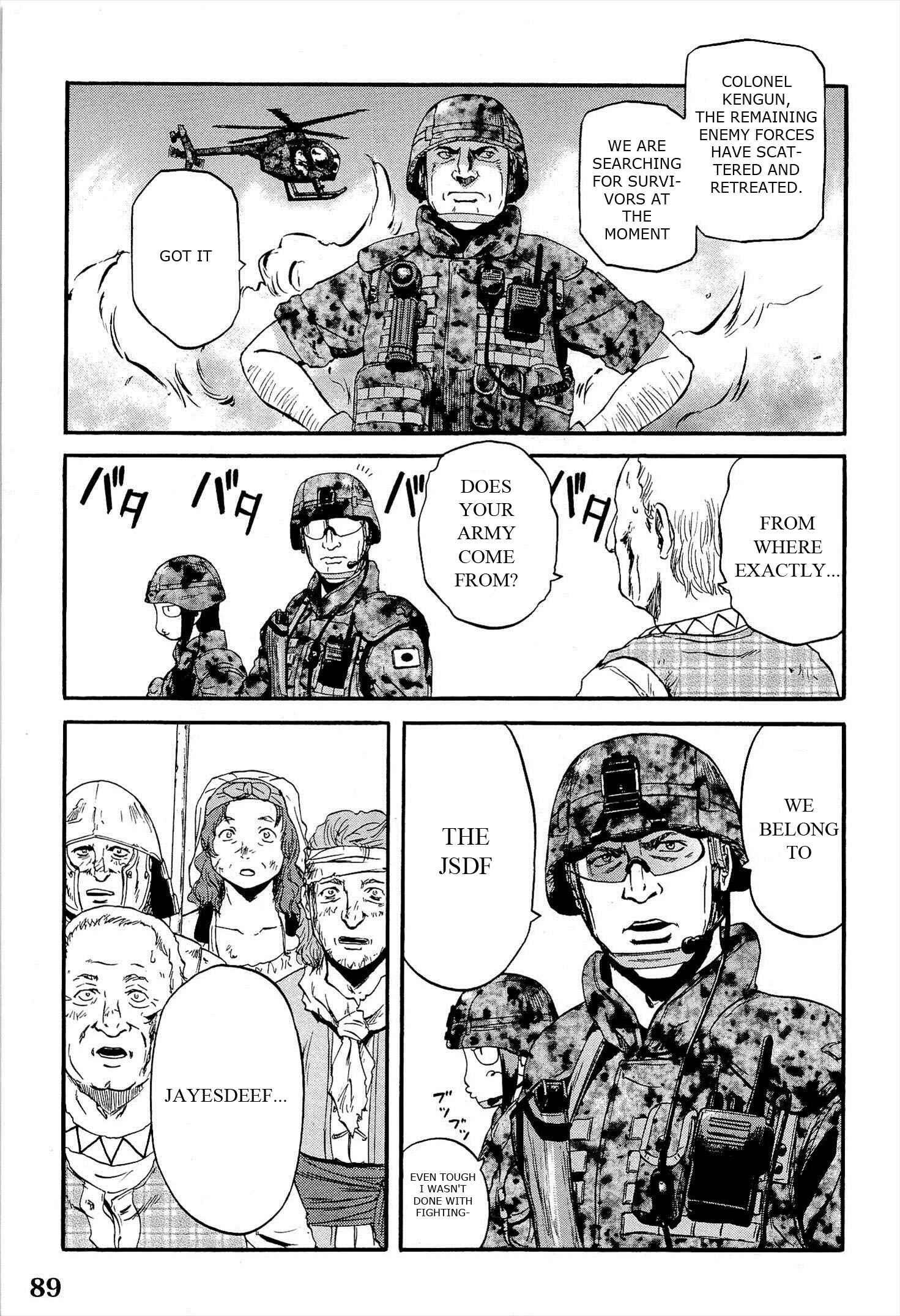GATE - Jieitai Kanochi nite, Kaku Tatakaeri Chapter 12 - Page 37