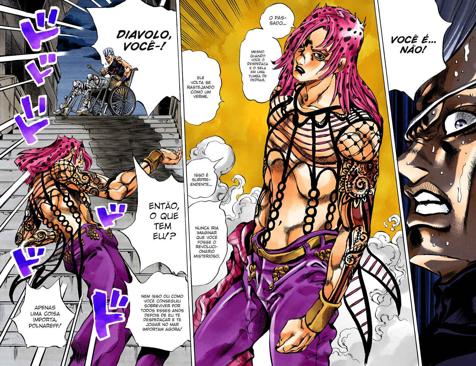 JoJo no Kimyou na Bouken: Part 5 - Ougon no Kaze Color-ban Chapter 131 - Page 5
