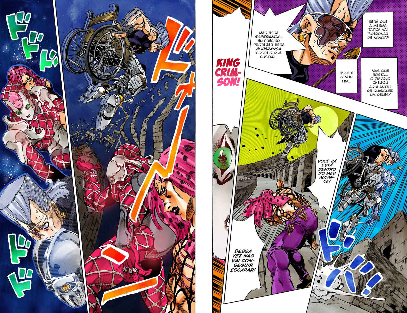 JoJo no Kimyou na Bouken: Part 5 - Ougon no Kaze Color-ban Chapter 131 - Page 8