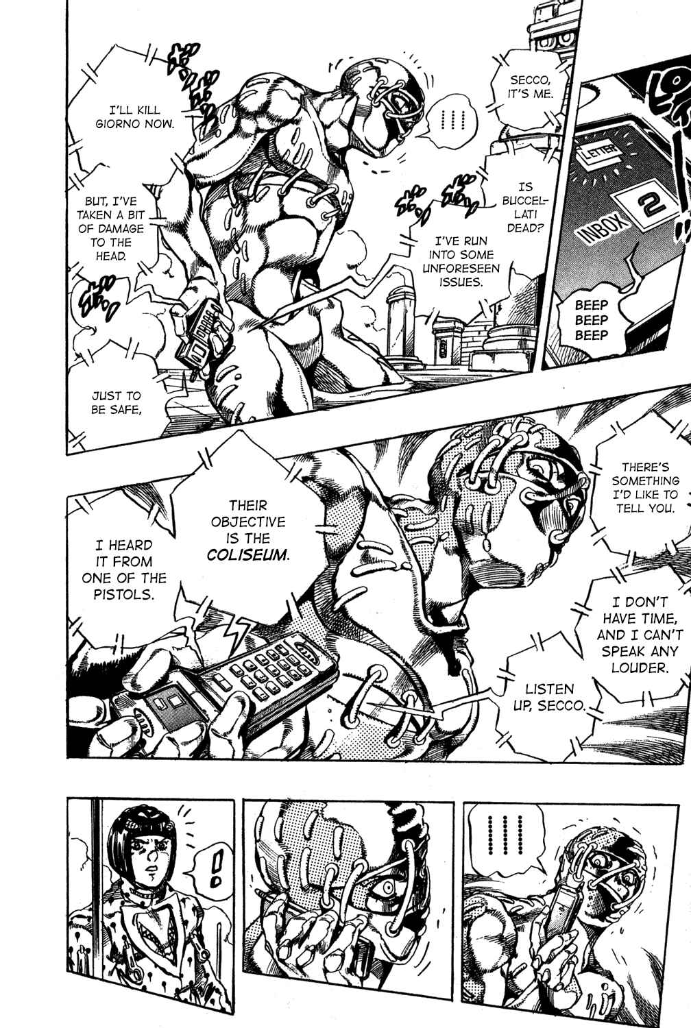 JoJo no Kimyou na Bouken: Part 5 - Ougon no Kaze Chapter 124 - Page 10