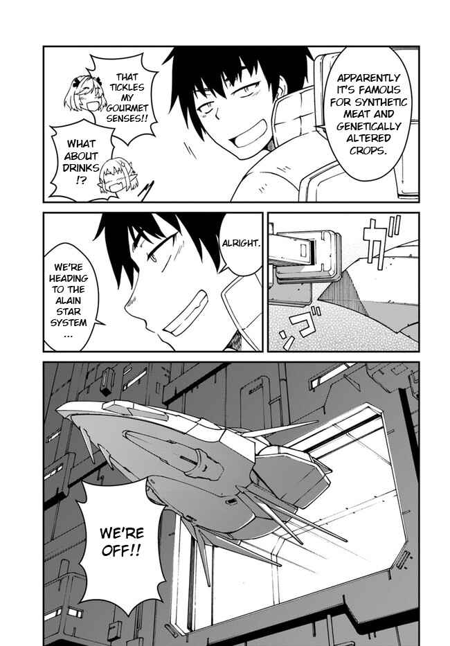 Mezametara Saikyou Soubi to Uchuusen-mochi datta node, Ikkodate Mezashite Youhei to shite Jiyuu ni Ikitai Chapter 10.2 - Page 17
