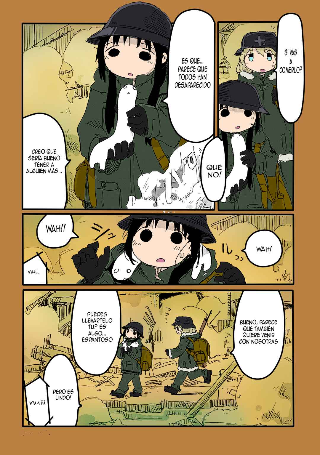 Shoujo Shuumatsu Ryokou (Fan Colored) Chapter 24 - Page 17