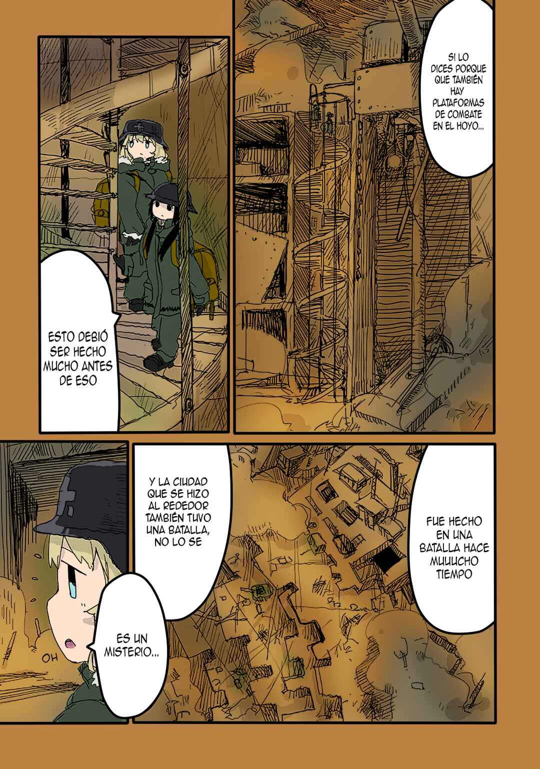 Shoujo Shuumatsu Ryokou (Fan Colored) Chapter 24 - Page 5
