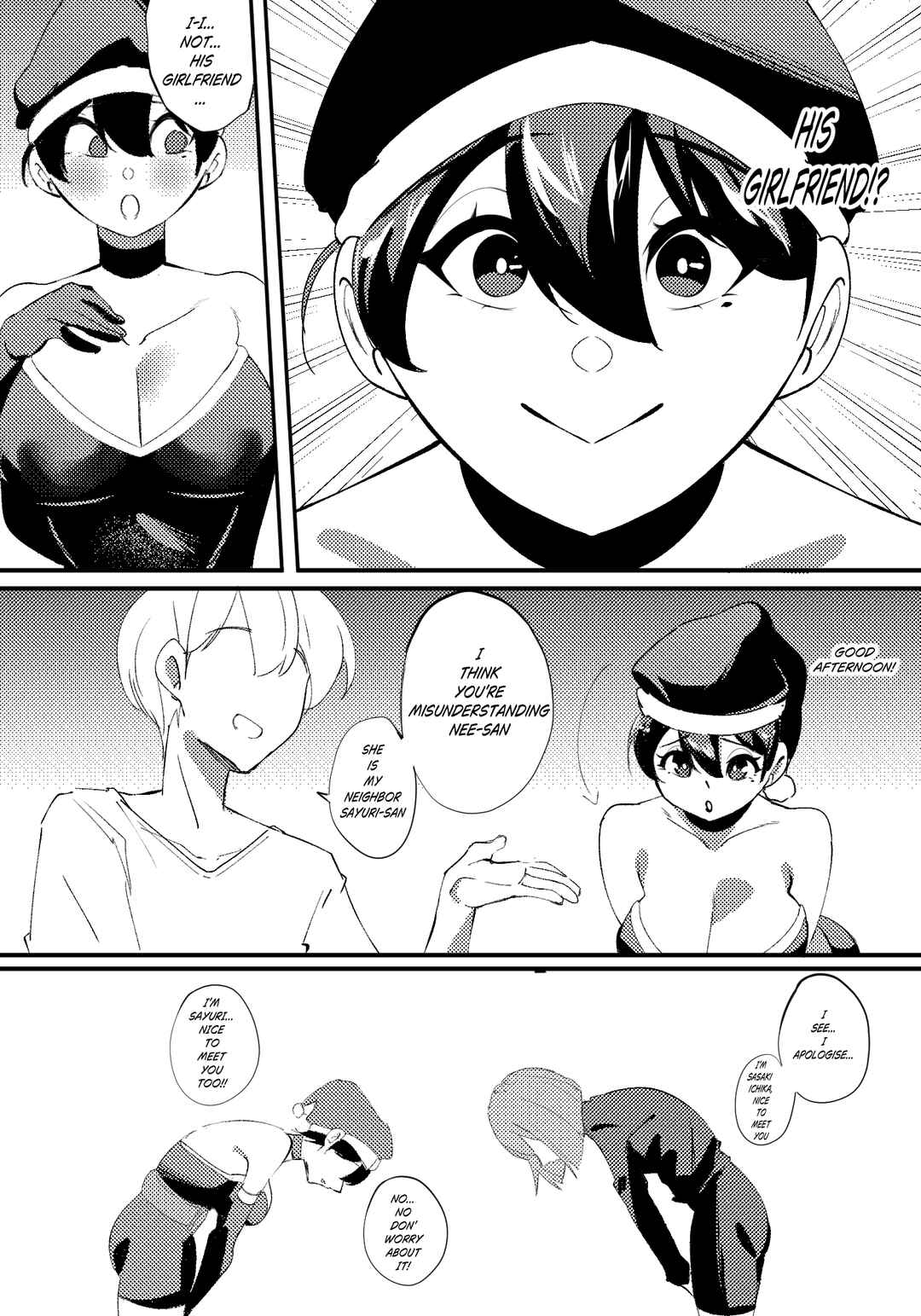 My Clumsy and Erotic Neighbor Sayuri-san Chapter 12.2 - Page 1