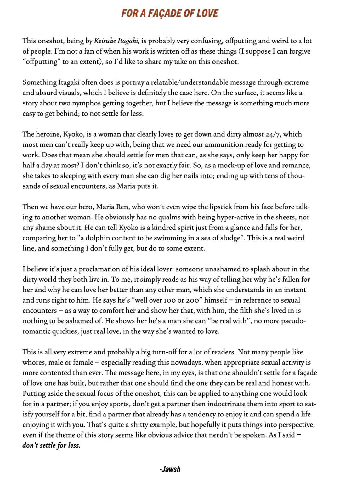 Keisuke Itagaki's Elusive Uncollected Works Chapter 2 - Page 33