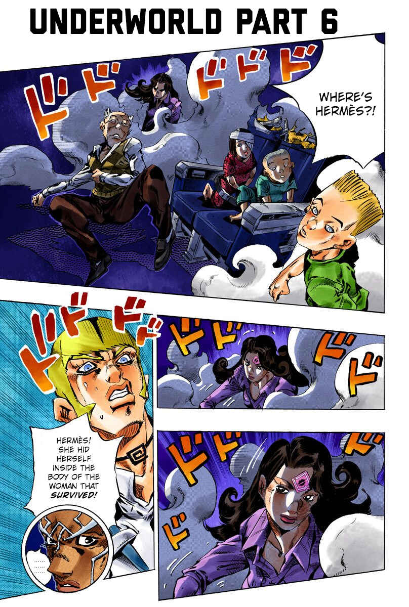 JoJo no Kimyou na Bouken: Part 6 - Stone Ocean Color-ban Chapter 124 - Page 1